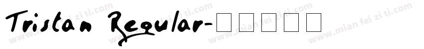 Tristan Regular字体转换